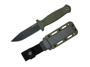 Demko Knives Armiger 4 Clip Point 80CRV2 TPR OD Green