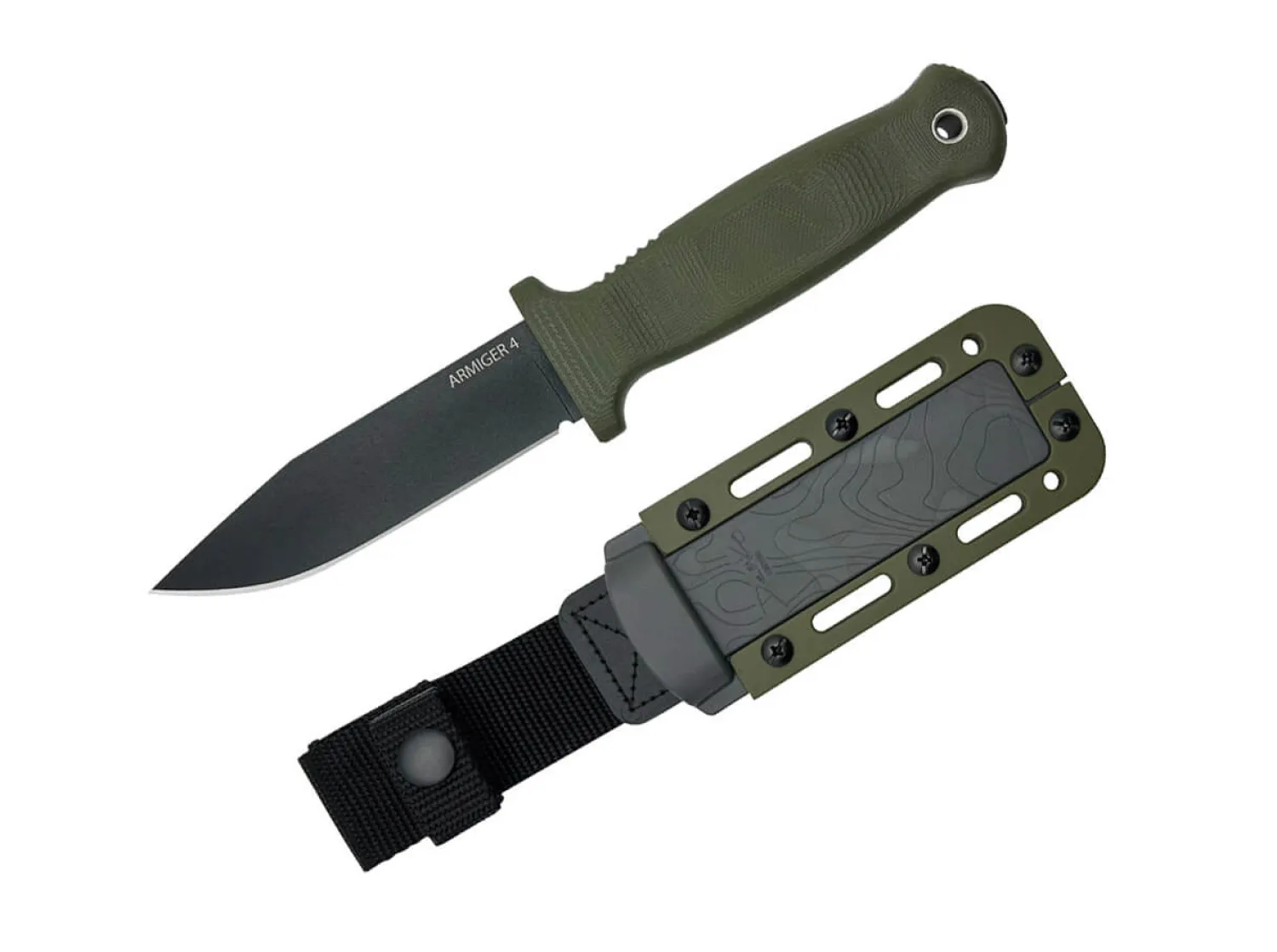 armiger__clip_point_crv_t_0.webp Demko Knives Armiger 4 Clip Point 80CRV2 TPR OD Green