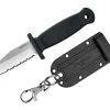 Demko Knives Armiger 2 Shark Foot 4034SS TPR Black Serrated