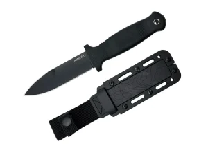 Demko Knives Armiger 4 Spear Point 80CRV2 TPR Black