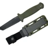 Demko Knives Armiger 4 Tanto Point 80CRV2 TPR OD Green Serrated
