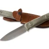 LionSteel B41 Bushcraft Micarta Green