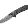 CIVIVI Badlands Vagabonds Damascus Carbon Black