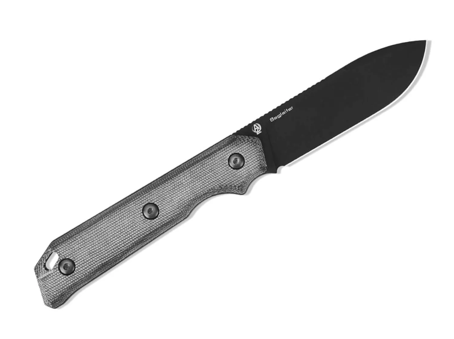 begleiter_d_fixed_micarta_1.webp Kizer Begleiter D2 Fixed Micarta Black