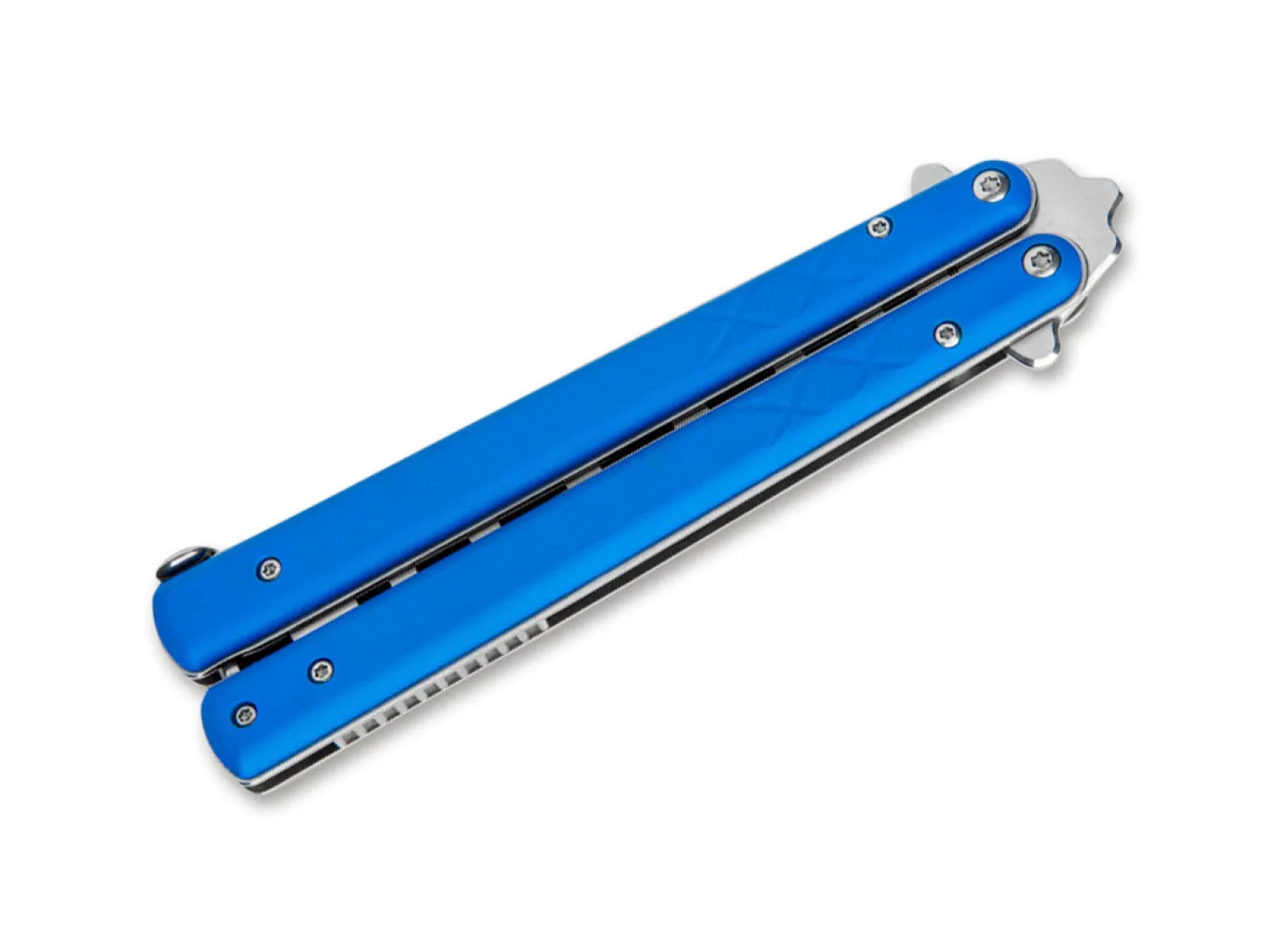 bhq_balisong_trainer_blue_1.webp Böker Plus BHQ Balisong Trainer Blue