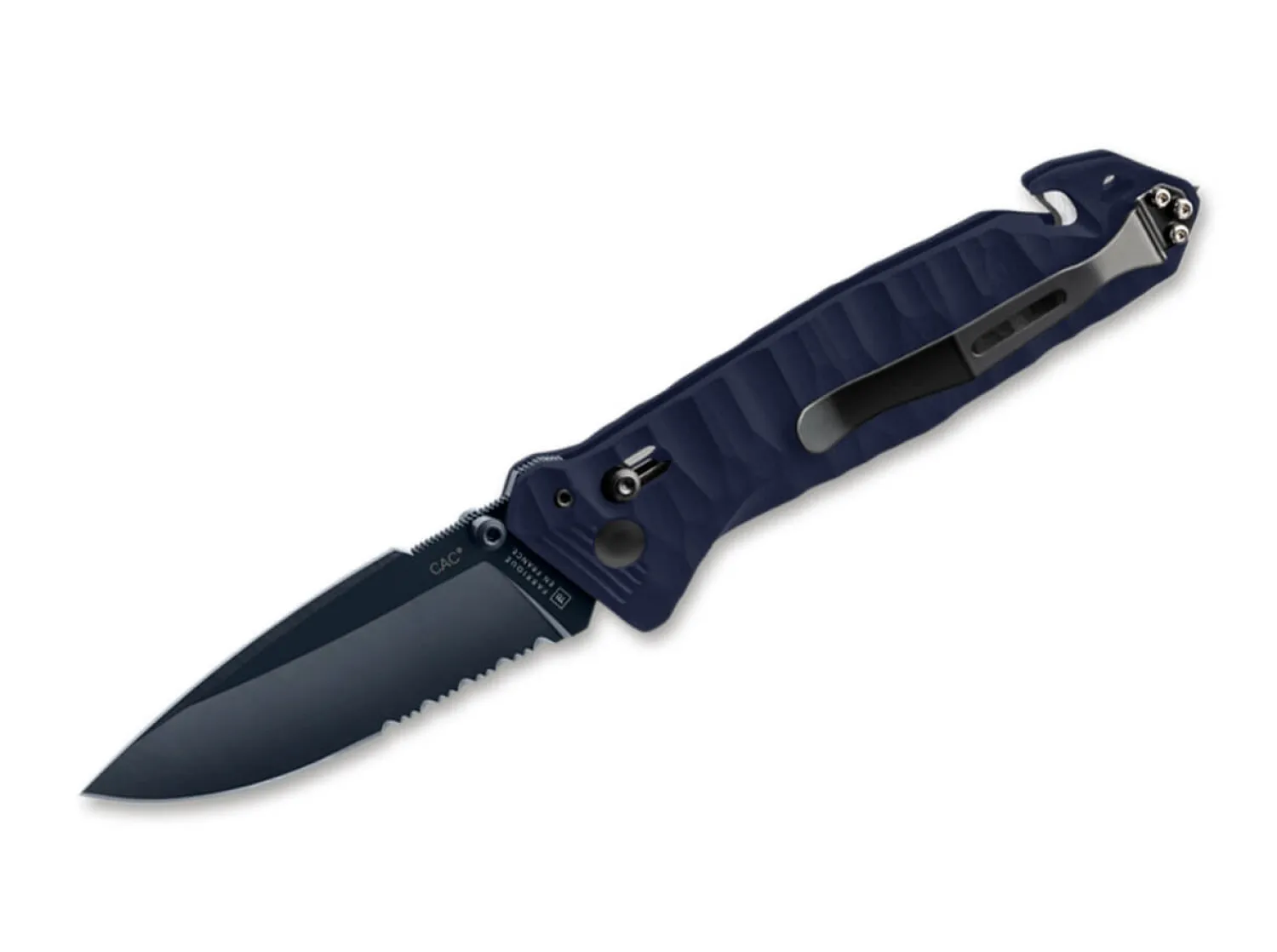cac_s_pa_textured_serrate_0.webp TB Outdoor C.A.C. S200 PA6 Textured Serrated Junior Edition Pointed