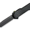 Hogue Compound OTF Automatic 3.5 Tanto G10 Solid Black PVD