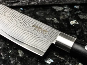 Böker Manufaktur Solingen Damast Black Chefmesser Groß