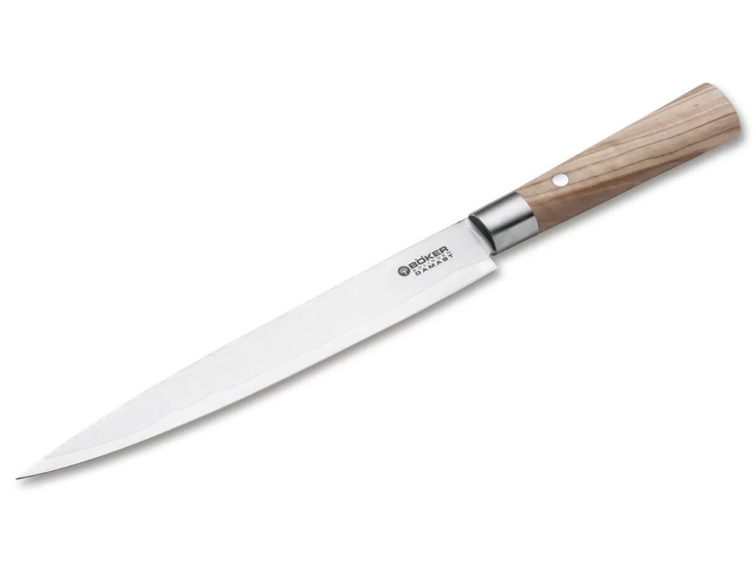 damast_olive_schinkenmess_0.webp Böker Manufaktur Solingen Damast Olive Schinkenmesser