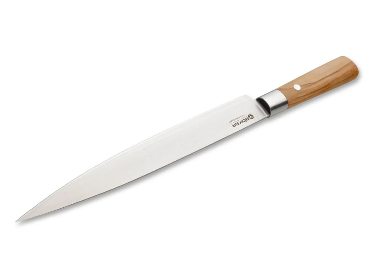 damast_olive_schinkenmess_1.webp Böker Manufaktur Solingen Damast Olive Schinkenmesser