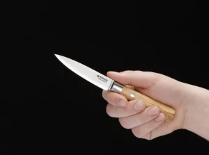 Böker Manufaktur Solingen Damast Olive Spickmesser