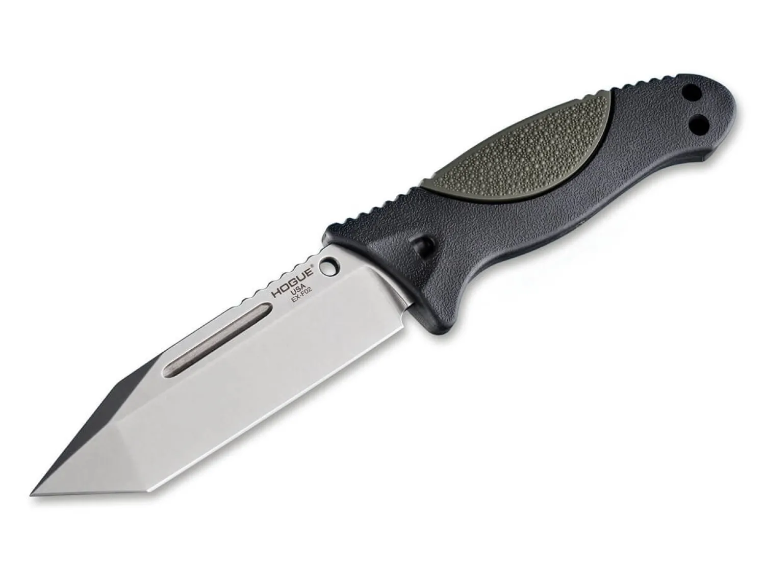 exf__satin_tanto_rubber_g_0-1.webp Hogue EX-F02 4.5 Satin Tanto Rubber Green