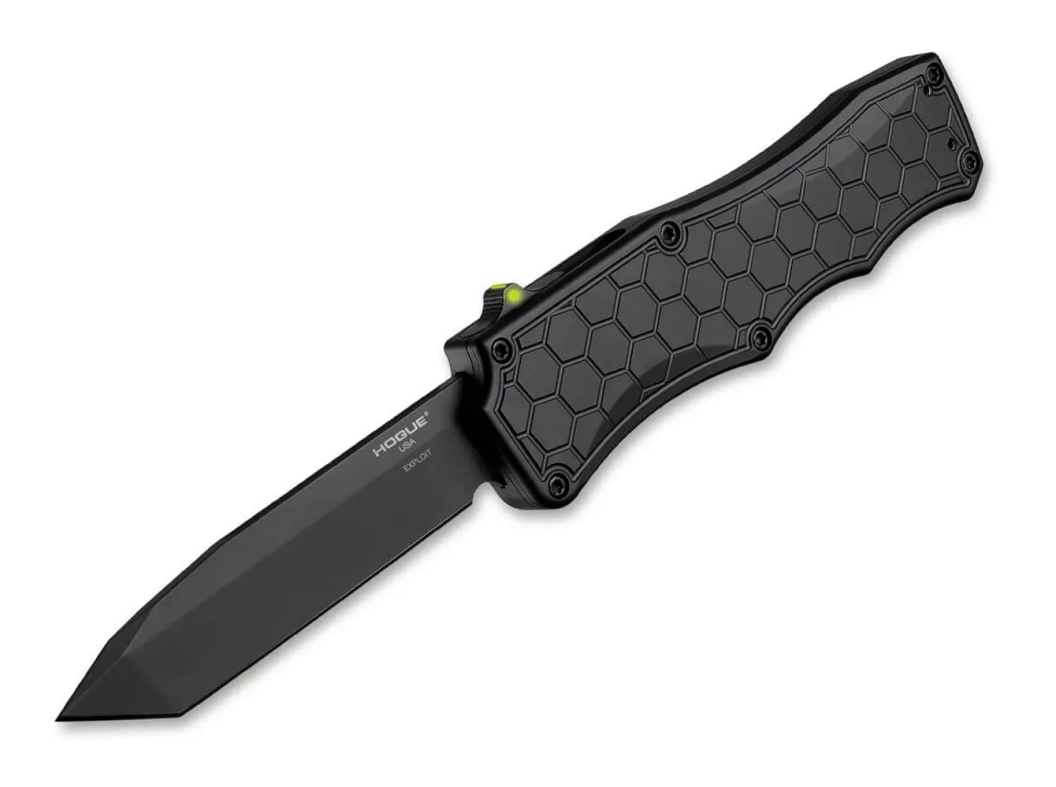exploit_otf_automatic__ta_0-1.webp Hogue Exploit OTF Automatic 3.5 Tanto Aluminum Black PVD
