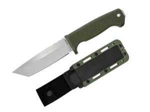 Demko Knives FreeReign Tanto AUS10A OD Green
