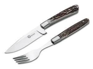 Böker Arbolito Hirschhorn Steakbesteck