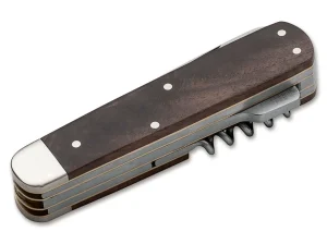 Böker Manufaktur Solingen Jagdmesser Quadro Jäger Gold