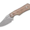 Mercury Kali Clip Point Mini Micarta Natural