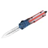 CobraTec Medium FS-3 Cerakote American Flag Dagger 2-Sided Serrated