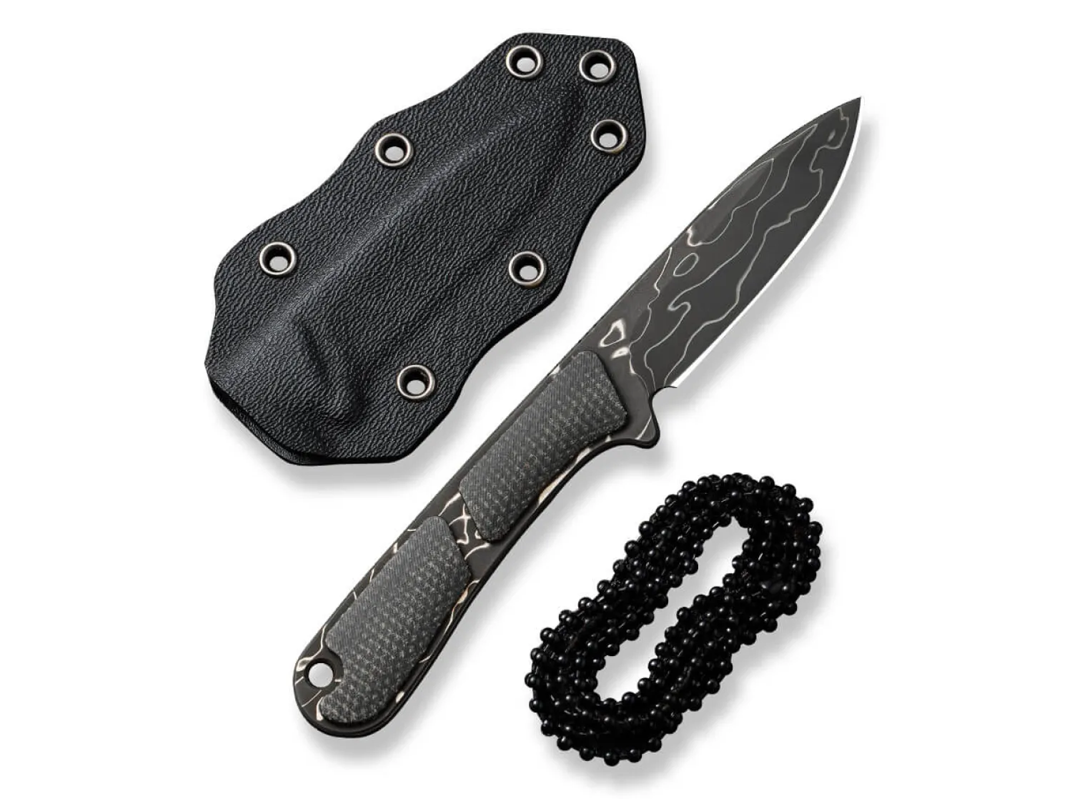 mini_elementum_fixed_mica_1.webp CIVIVI Mini Elementum Fixed Micarta Dark Green Damascus