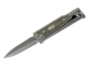 Reate MINI-EXO Green Micarta Double Edge