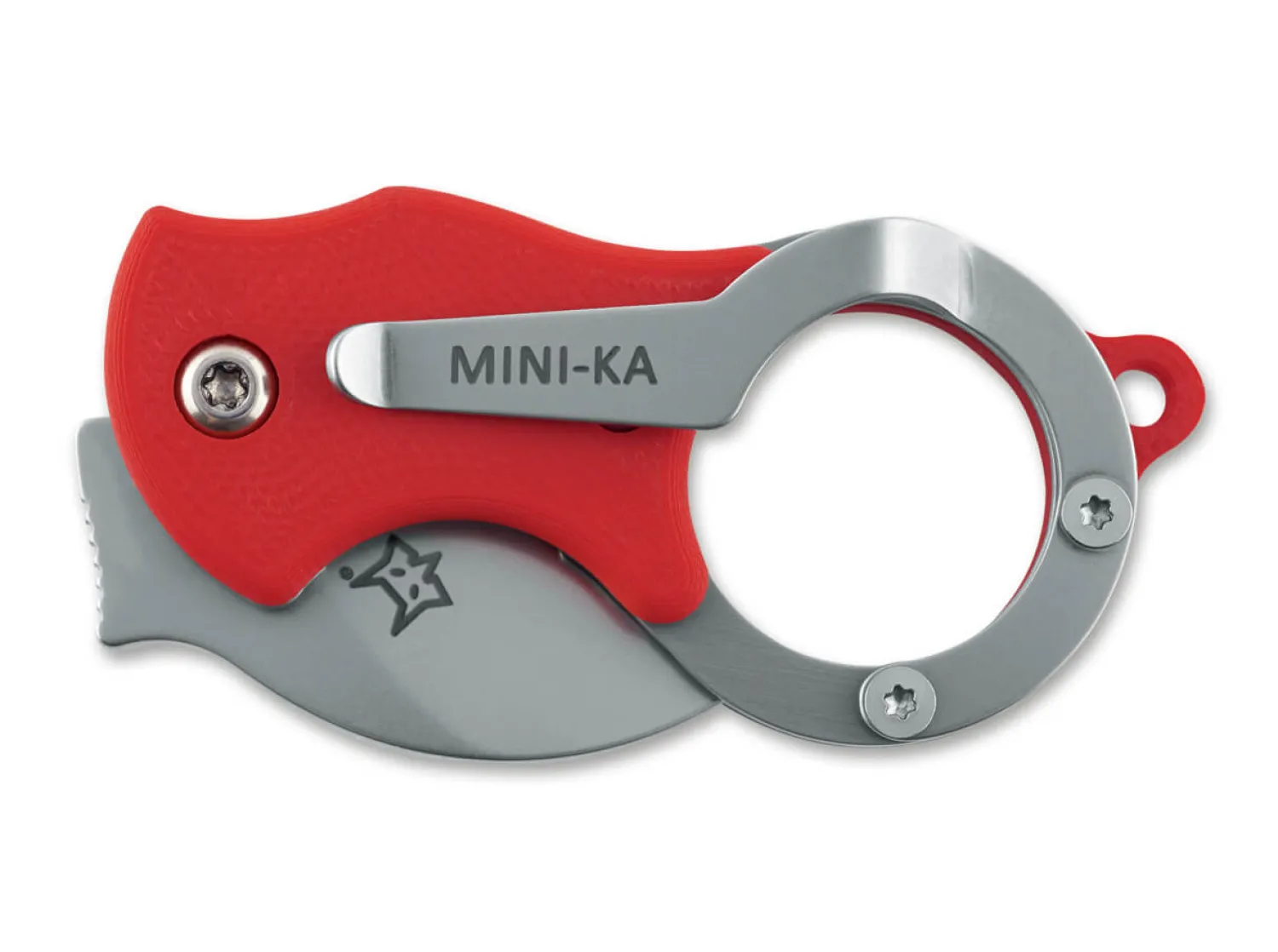 minika_red_sandblasted_1.webp Fox Knives Mini-Ka Red Sandblasted