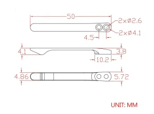 CIVIVI Plain Titanium Clip T001C