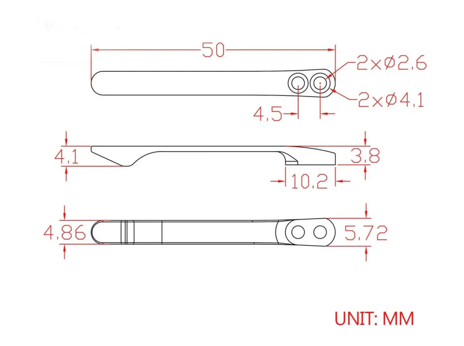 plain_titanium_clip_tc_2.webp CIVIVI Plain Titanium Clip T001C