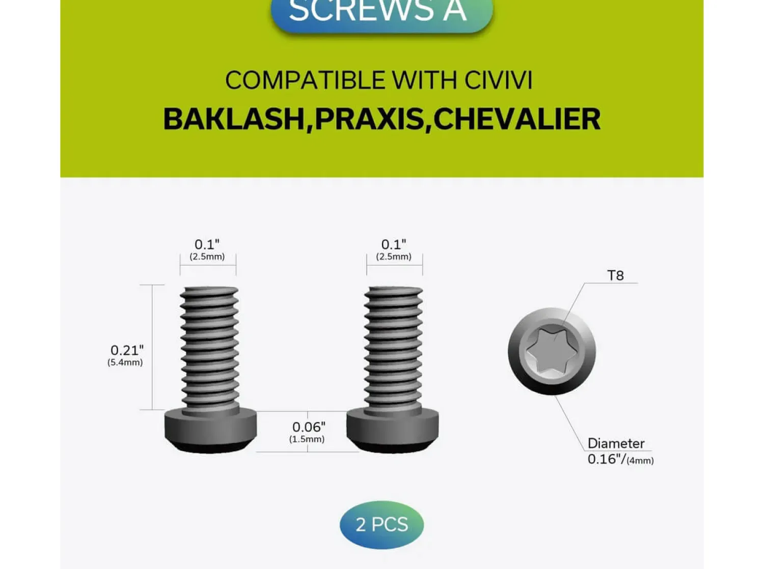 plain_titanium_clip_tc_3.webp CIVIVI Plain Titanium Clip T001C