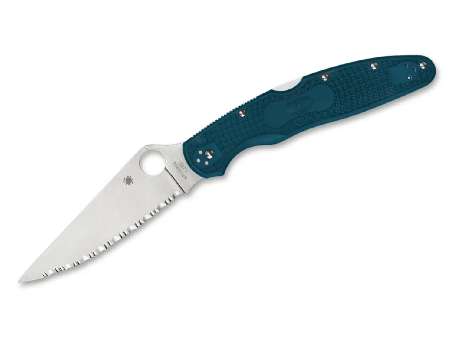 police__lightweight_k_spy_0.webp Spyderco Police 4 Lightweight K390 SpyderEdge Blue