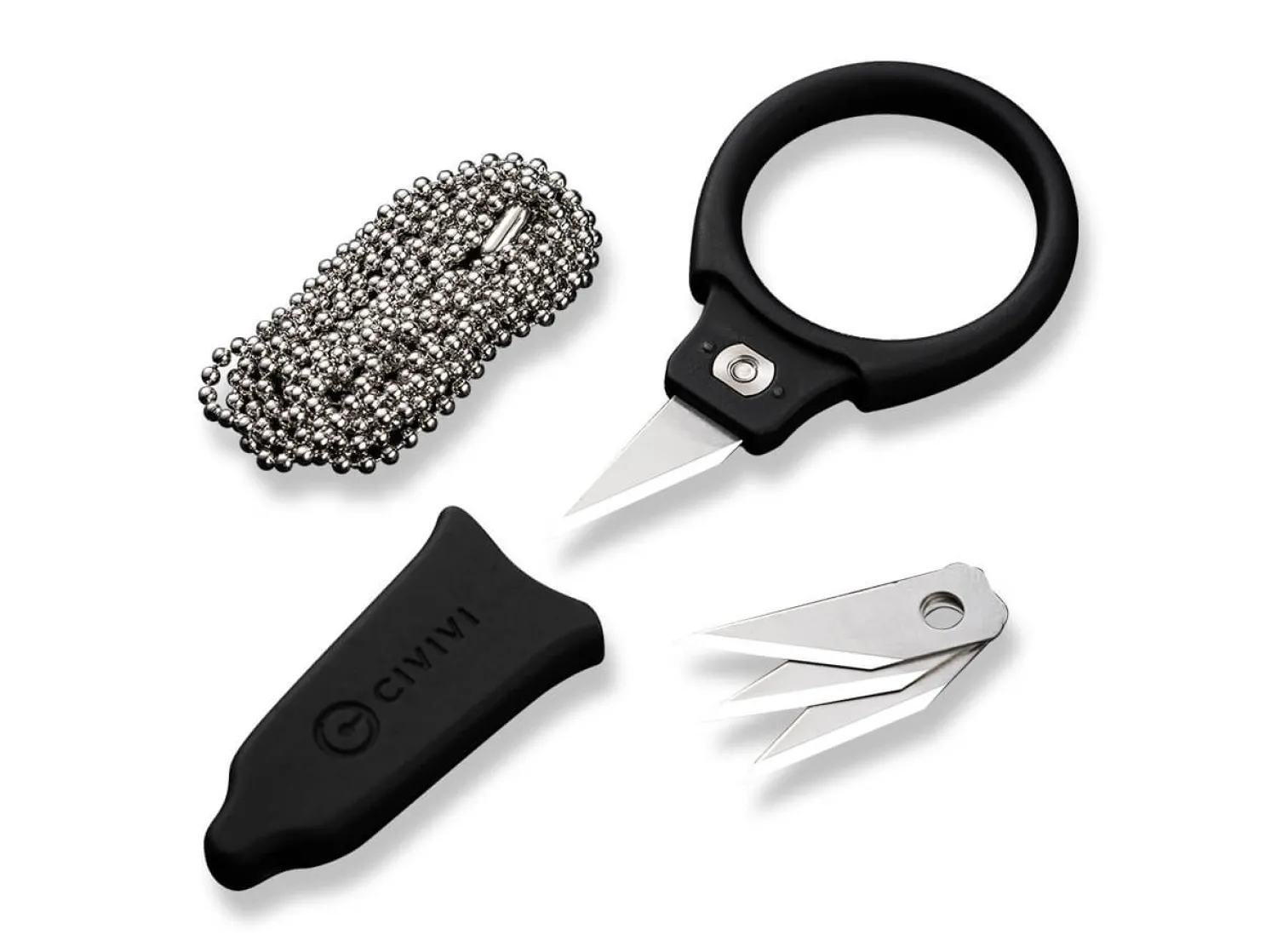 quick_snip_abs_rubber_bla_0.webp CIVIVI Quick Snip ABS Rubber Black