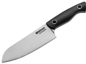 Böker Manufaktur Solingen Saga Santoku G10 Satin