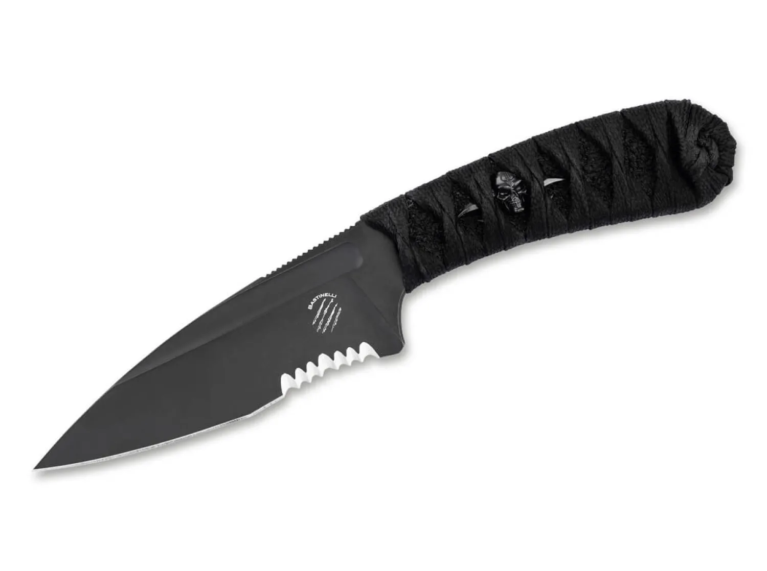 sin_black_tsuka_wrap_bron_0.webp Bastinelli Knives Sin Black Tsuka Wrap Bronze Menuki