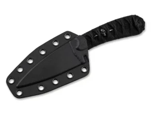 Bastinelli Knives Sin Black Tsuka Wrap Bronze Menuki