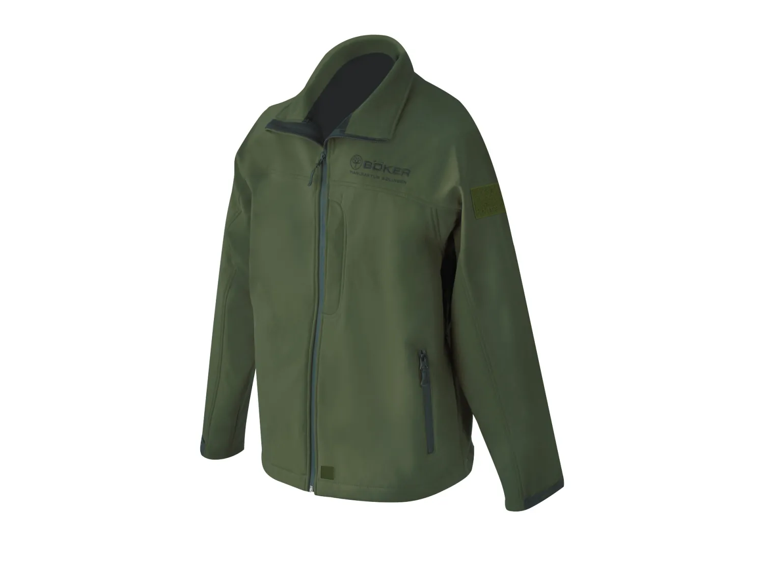 softshelljacke_oliv_xxl_0.webp Böker Manufaktur Solingen Softshell-Jacke XXL