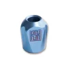 Real Steel Titanium Bead Pyramid Blue