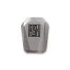 Real Steel Titanium Bead Pyramid Silver