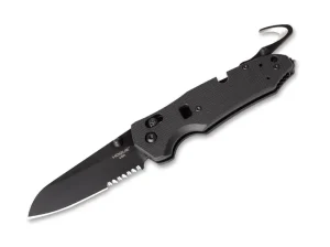 Hogue Trauma First Response Tool 3.4 G10 Solid Black Serrated