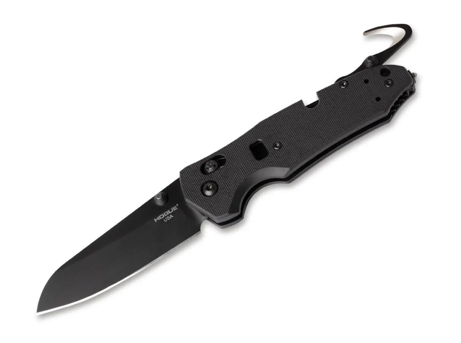 trauma_first_response_too_0-2.webp Hogue Trauma First Response Tool 3.4 G10 Solid Black Cerakote