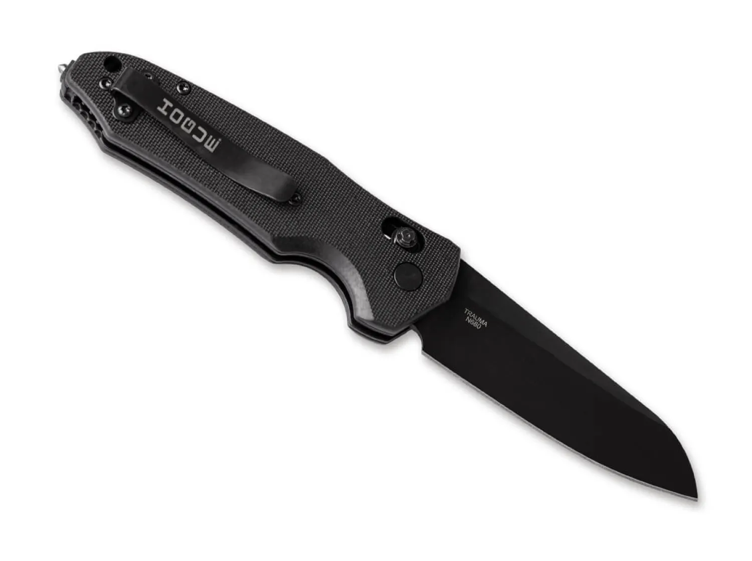 trauma_first_response_too_1-2.webp Hogue Trauma First Response Tool 3.4 G10 Solid Black Cerakote