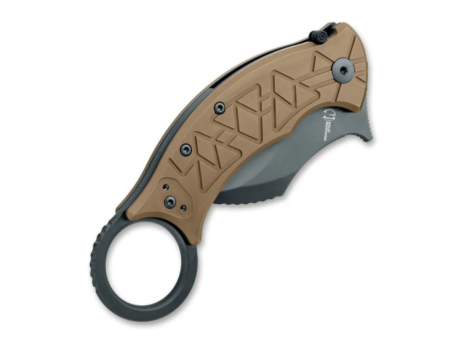 tribal_k_titanium_bronze__1.webp Fox Knives Tribal K Titanium Black PVD