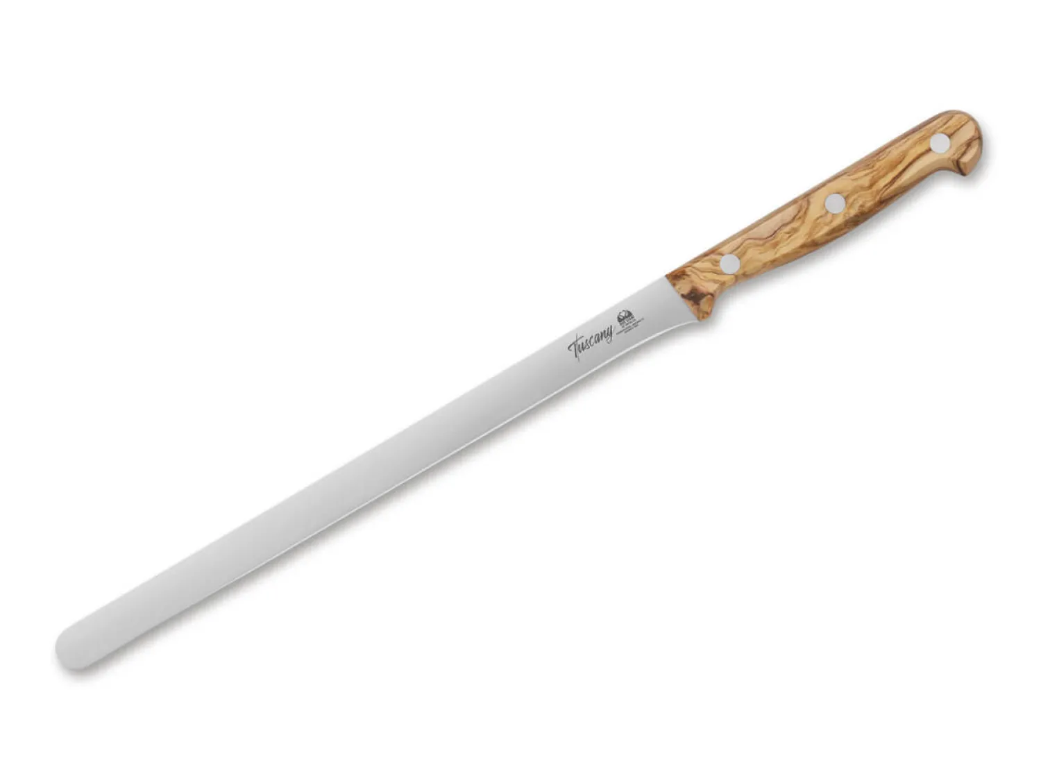 tuscany_schinkenmesser_ol_0.webp Due Cigni Tuscany Schinkenmesser Olive