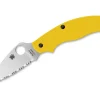 Spyderco UK Penknife Salt Serrated Yellow