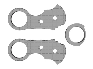 Böker Plus Urd 2.0 Kleiner Ringgriff 3D-Modell